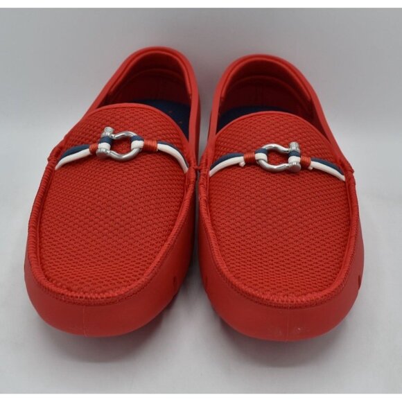 SWIMS Mens Size 9 Riva Red Slip On Loafers Shoes main image 7